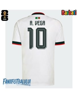 Mexic Alexis Vega #10 Tricou Fotbal Replică Mondial 2026 Barbati Deplasare